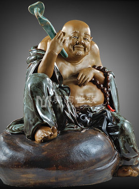 美陶世族大师限量招财如意摆件