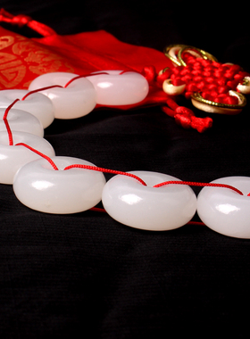 八白玉挂件挂饰 天然白玉 天然玉石八白玉挂件