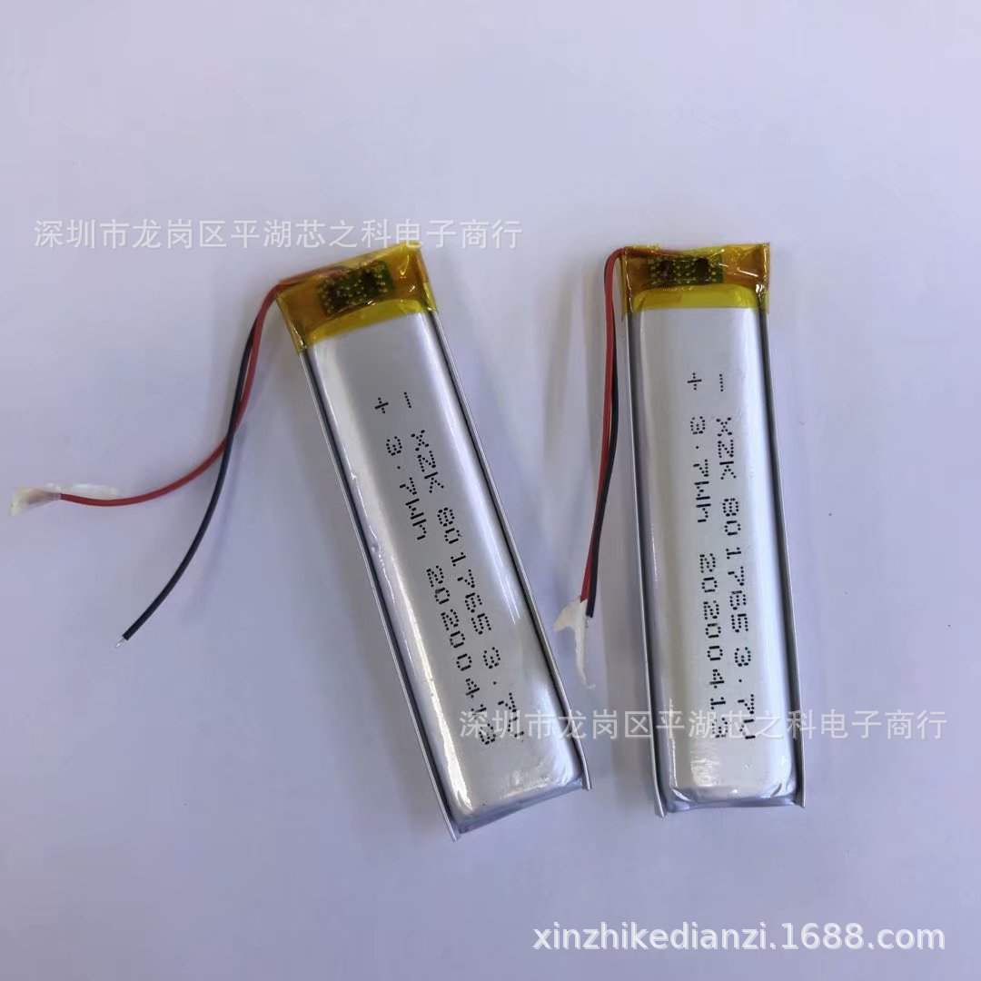 适用于工厂直销801765聚合物锂电池1000MAH3.7VA品成人用品自行车 - 图2