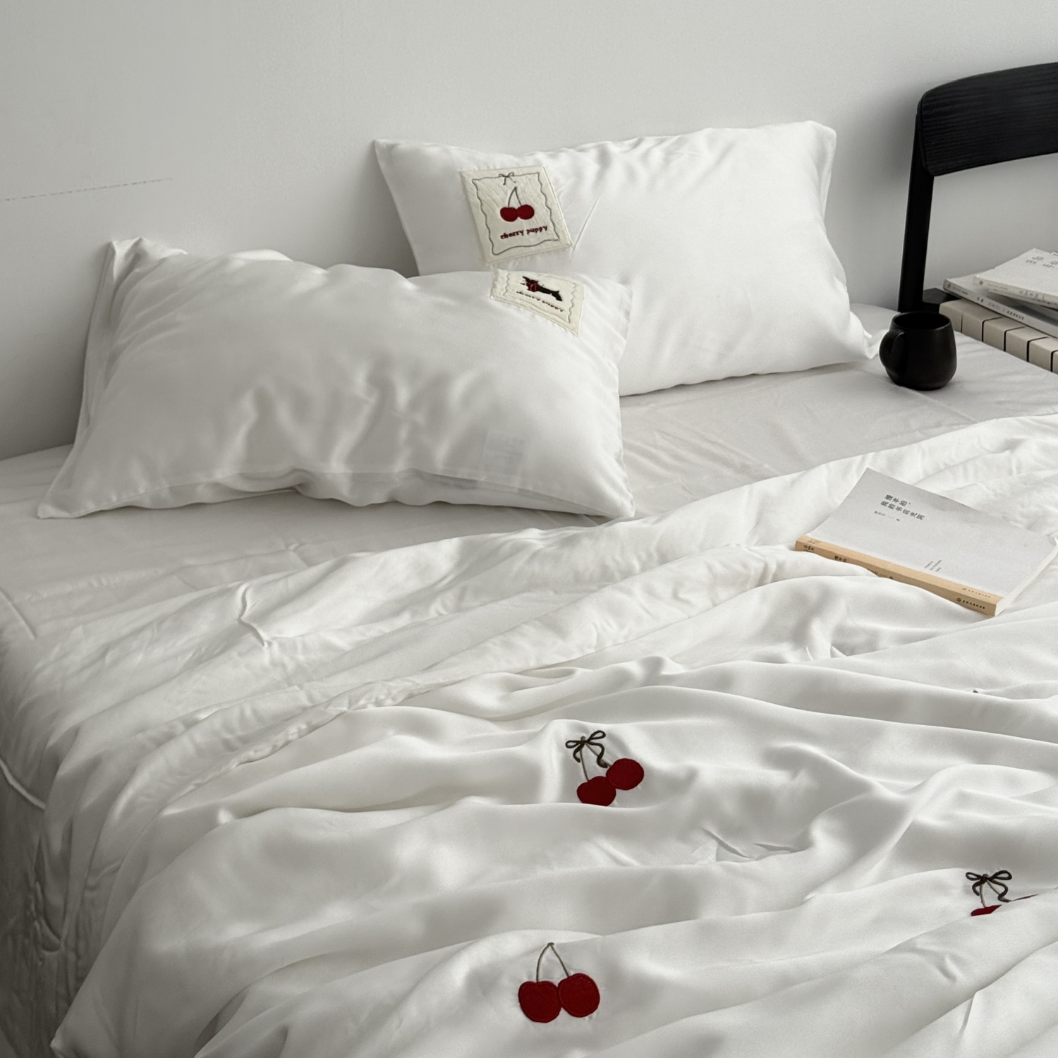 a类母婴级天丝夏凉被四件套莱赛尔凉感单双人空调被可机洗薄被子 - 图1