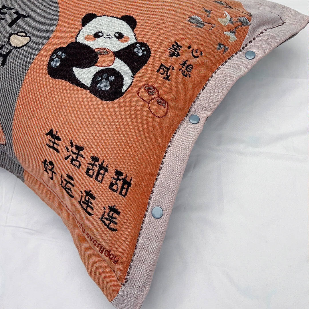 隔脏隔汗全包纱布纯棉枕套一对装按扣款枕头套成人隔脏隔汗枕芯套,淘宝优惠券,粉丝福利购,淘宝优惠卷