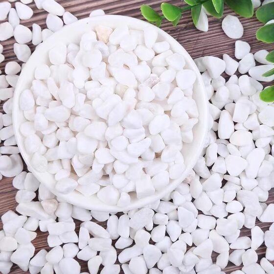 50 pounds of white stone large pebbles washed stone courtyard paving garden potted fish tank decoration white stone