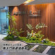 High-end light luxury indoor floor-standing simulated green plant landscaping