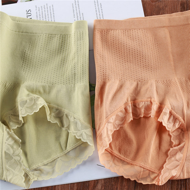 Seamless light tummy control large PP hip-covering underwear for women high waist