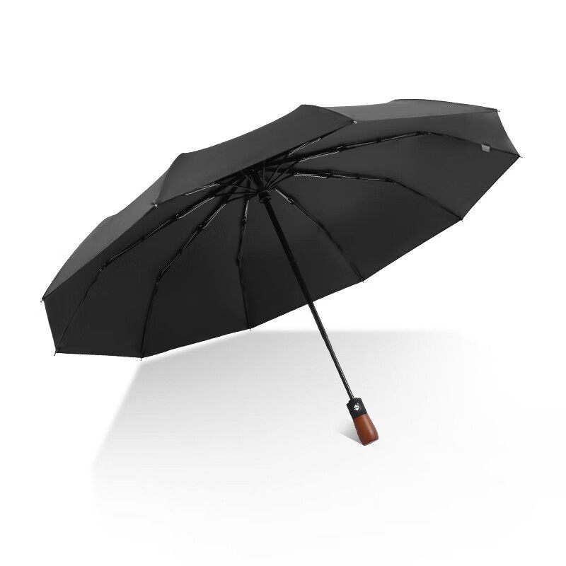 Cmon全自动自开自收双人大雨伞男士三折叠创意商务格子绅士晴雨伞