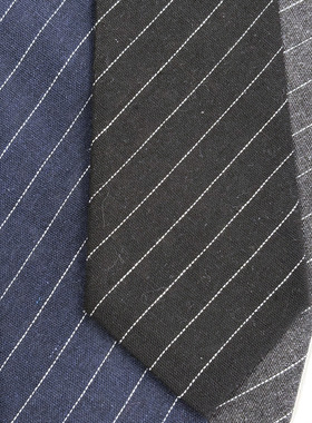 黑色灰色条纹JK领带原宿学生套头皮筋格子英伦学院INS女衬衫制服
