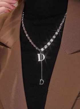 小众高级感字母流苏卫衣链毛衣