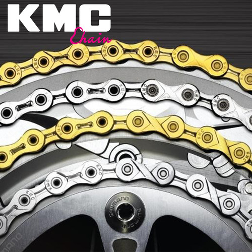KMC桂盟公路山地自行车8/9/10/11/12速折叠车变速镂空链条魔术扣 - 图1