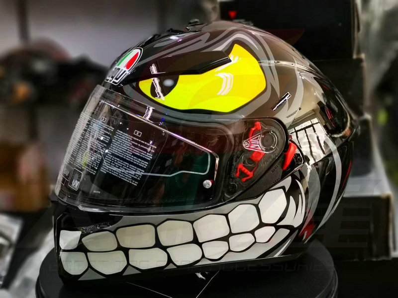 AGV K3SV k1 K3 K5男女大淘之星摩托气球雪人手掌乌龟小鱼头盔-图0