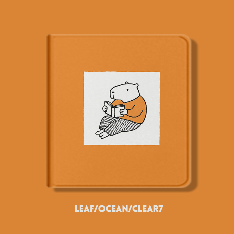 卡皮巴拉boox文石leaf5c保护壳3掌阅ocean5pro保护套iReader4turbo卡通超薄汉王clear7磁吸plus长续航poke6s - 图0
