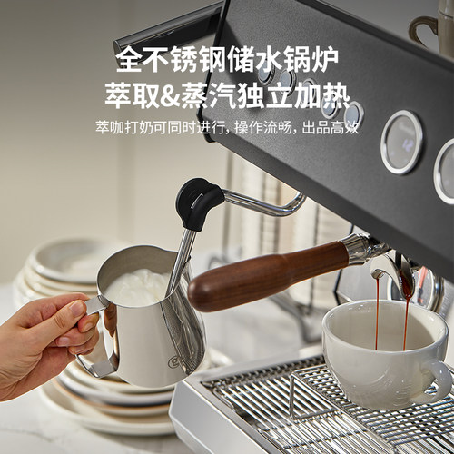 【补贴15%】格米莱3211A骑士4代双头商用咖啡机半自动意式锅炉机 - 图1
