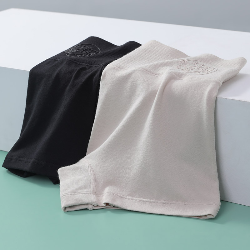 无痕平角女士纯棉高腰收腹安全内裤 于娜莎内裤