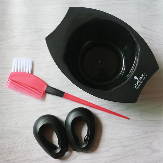 Diy professional high-end inverted film care hair dyeing comb