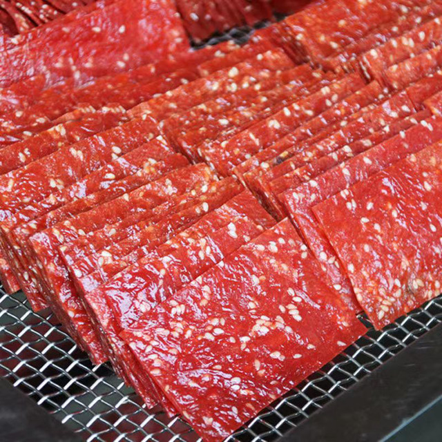 Hand-shredded dried meat, Jingjiang specialty, spicy honey sauce
