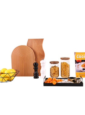 新中式样板间厨房台面软装摆件