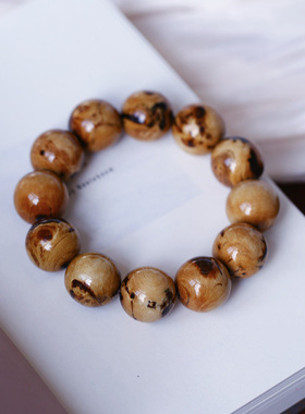 精品天然海柳血柳圆珠文玩礼物