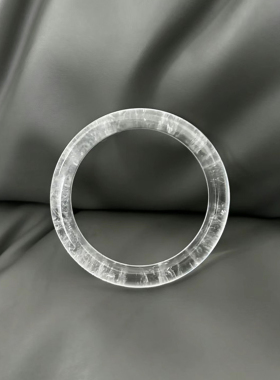 天然水晶白水晶手镯镯子