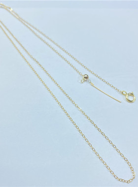 14K金时尚款O字万能链直针链颈链