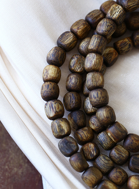 天然奇楠沉香随形珠款手链佛珠链