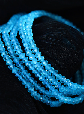 天然托帕石刻面款手链