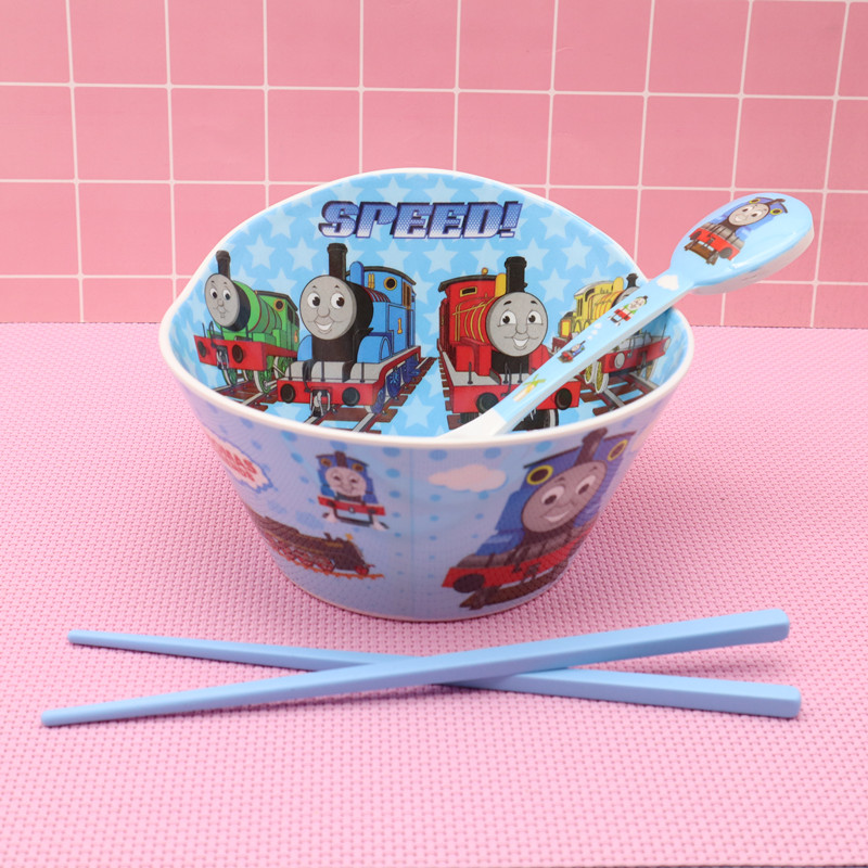 卡通好看可爱儿童造型碗宝宝吃饭碗辅食碗汤碗防摔密胺食品级餐具