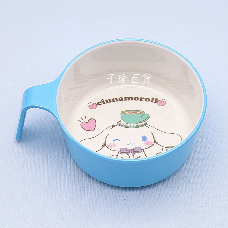 新款大容量玉桂狗把手碗儿童吃饭碗大学生泡面碗防摔家用儿童碗