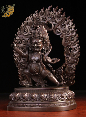 佛像摆件纯铜密宗金刚手菩萨