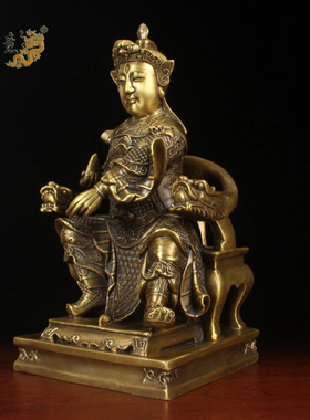 真古意华光大帝马灵耀纯铜工艺品
