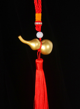 真古意挂件车载客厅玄关铜葫芦