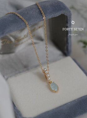 其他锆石镀金女新款锁骨链