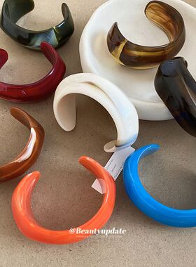 晕染日常小众手环亚克力批发百搭