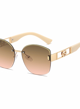 猫眼圆脸显瘦防紫外线女款太阳镜