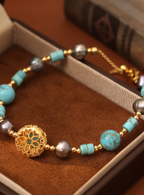 XKDDCT国潮新中式绿松中古vinta