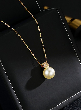 XKDDCT轻奢小众设计单颗珠珠锆石