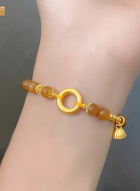 XKDDCT新款网红甜甜圈金色玉铃