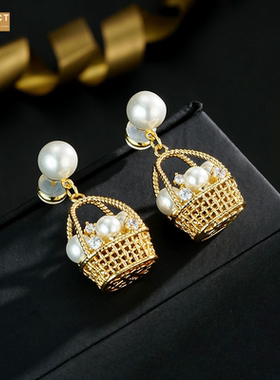 XKDDCT爆款编织镂空花篮吊坠百搭