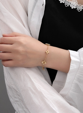 XKDDCT法式百搭花菱形镂空十字花