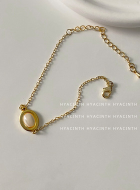 XKDDCT法式复古超仙天然贝母手链