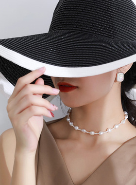 XKDDCT天然淡水项链简约风女王范