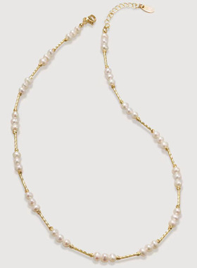 XKDDCT天然淡水珍珠颈链轻奢小众