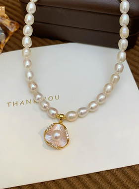 XKDDCT5mm淡水珍珠项链女气质百