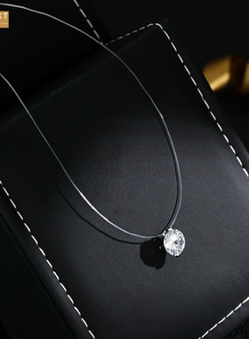 XKDDCT简约精致隐形鱼线单颗锆石