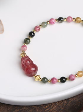 XKDDCT新款天然手链貔貅幸运小