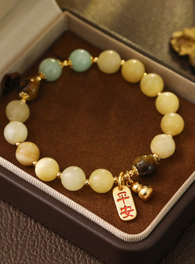 XKDDCT金色如意福禄平安手链女复