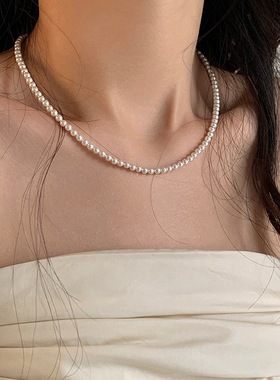 XKDDCT新款纯银AAA淡水珍珠项链