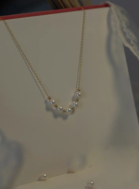 XKDDCTs925纯银天然淡水项链高品