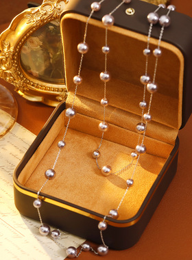 XKDDCT满天星珍珠项链女轻奢小众