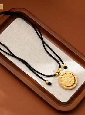 XKDDCT新中式长款古法沙金马年币