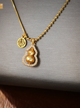XKDDCT新款中国风福禄葫芦项链古