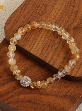 XKDDCT新款塔晶串珠手链女魔盒